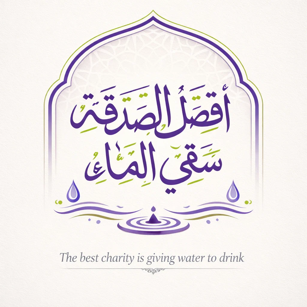 hadith on sadaqah jariyah water well