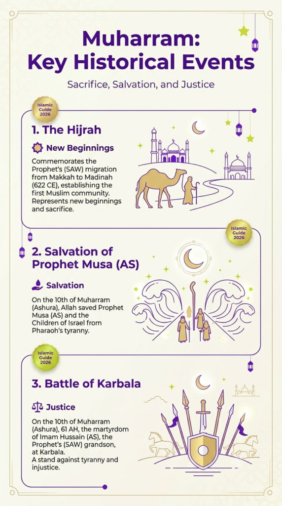 what is muharram - key historical events in muharram